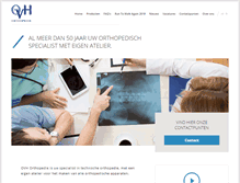 Tablet Screenshot of ovh-orthopedie.be